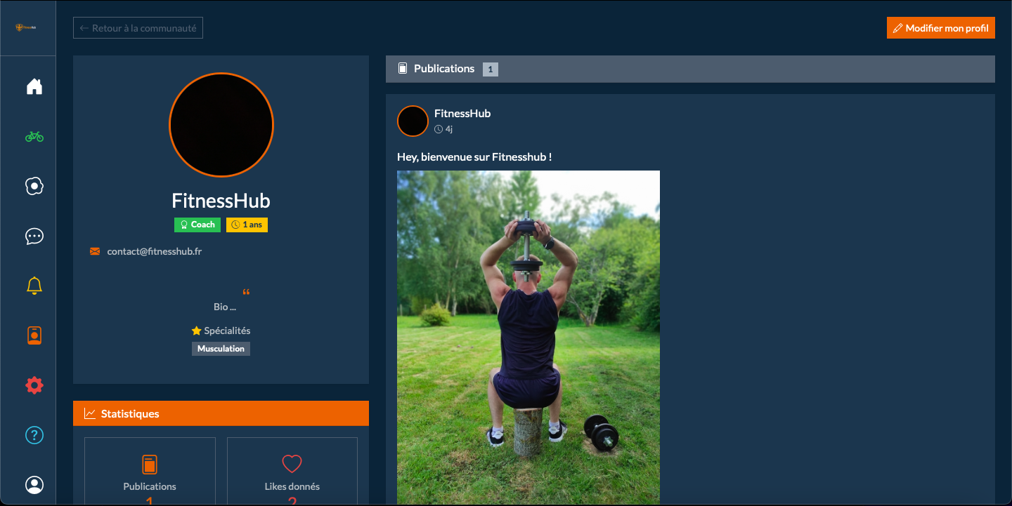 Communauté FitnessHub 2